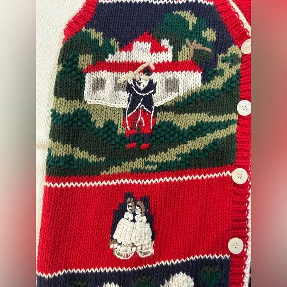 Vintage Pendleton Golf Sweater Vest Large Knockabouts Jacket Red - Picture 3 of 8